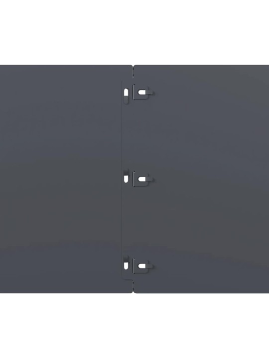 Travní lemy 10ks antracitová 25x103cm ocel válcovaná za studena