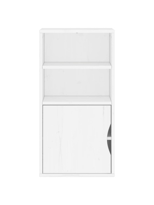 Odkládací skříňka odda bílý 40x24x79 cm masivní borové dřevo