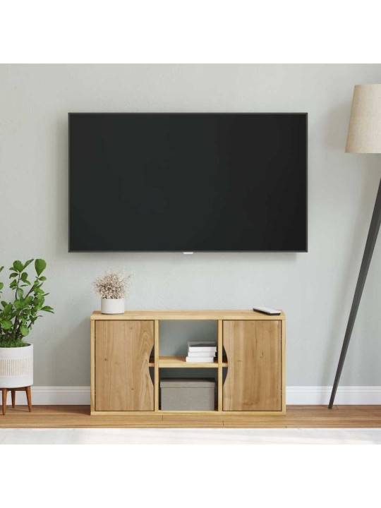 Tv skříňka "odda" 79x24x40 cm borovicový masiv