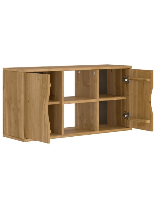 Tv skříňka "odda" 79x24x40 cm borovicový masiv