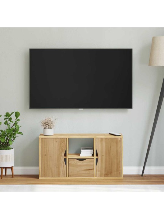 Tv skříňka se zásuvkou "odda" 79x24x40 cm borovicový masiv