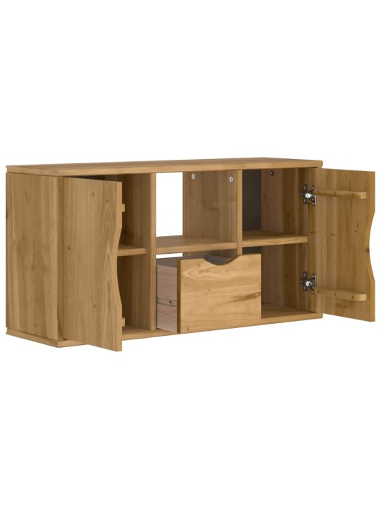 Tv skříňka se zásuvkou "odda" 79x24x40 cm borovicový masiv