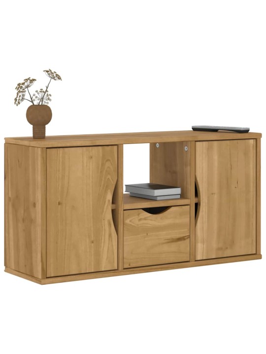 Tv skříňka se zásuvkou "odda" 79x24x40 cm borovicový masiv