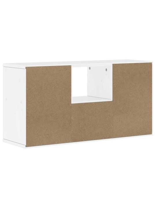 Tv skříňka se zásuvkou odda bílá 79x24x40 cm borovicový masiv