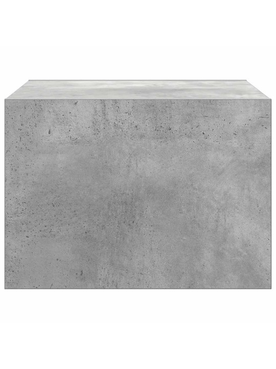 Nástěnné noční stolky s led osvětlením 2 ks betonově šedé