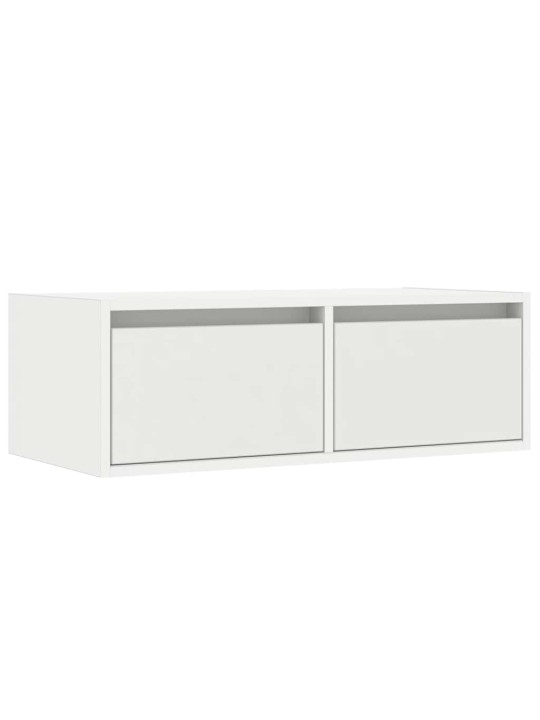 Tv skříňka s led osvětlením bílá 75x35,5x25 cm