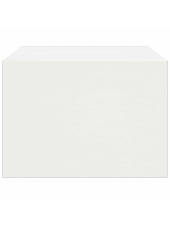 Tv skříňka s led osvětlením bílá 75x35,5x25 cm