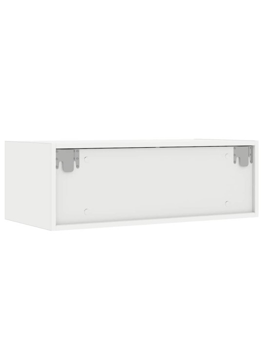 Tv skříňka s led osvětlením bílá 75x35,5x25 cm
