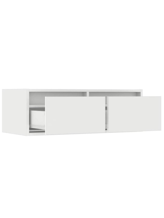 Tv skříňka s led osvětlením bílá 75x35,5x25 cm