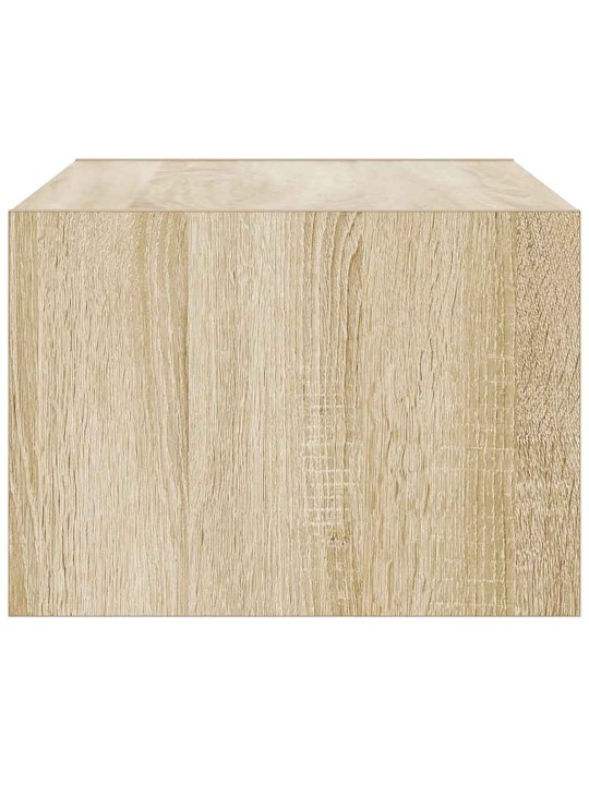 Tv skříňka s led osvětlením dub sonoma 75x35,5x25 cm