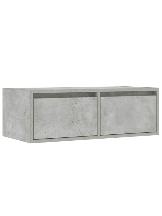 Tv skříňka s led osvětlením betonově šedá 75x35,5x25 cm