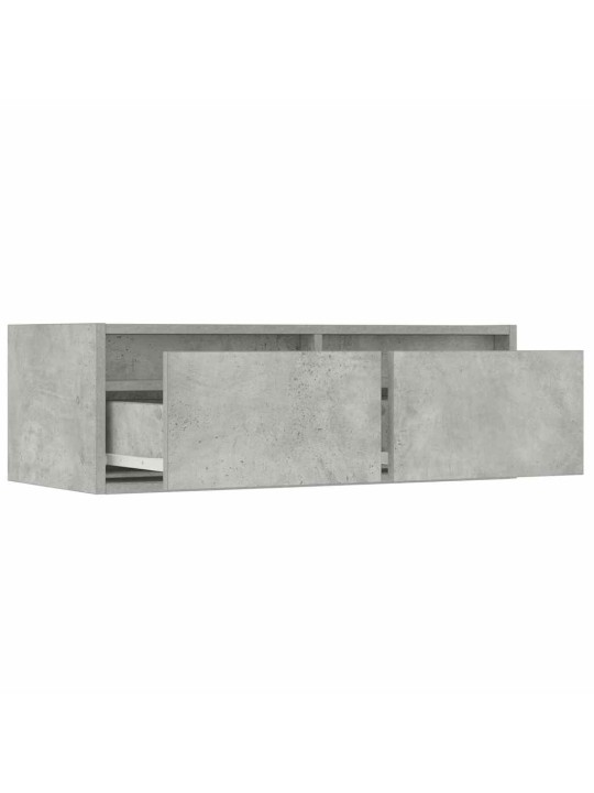 Tv skříňka s led osvětlením betonově šedá 75x35,5x25 cm
