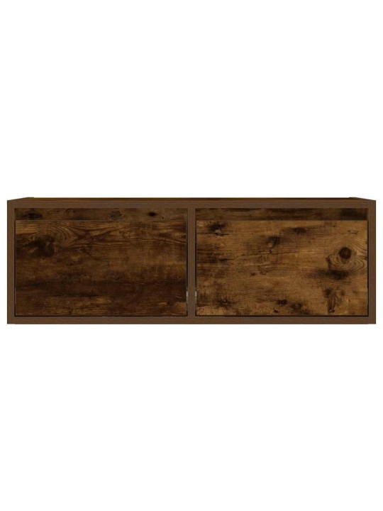 Tv skříňka s led osvětlením kouřový dub 75x35,5x25 cm