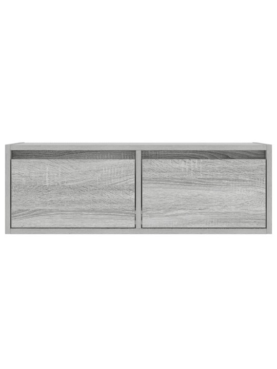 Tv skříňka s led osvětlením šedý sonoma 75x35,5x25 cm