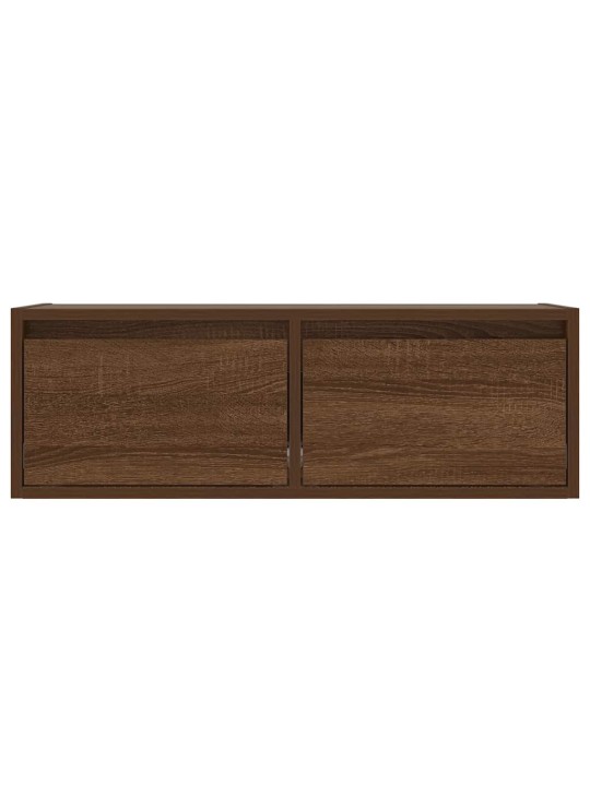 Tv skříňka s led osvětlením hnědý dub 75x35,5x25 cm