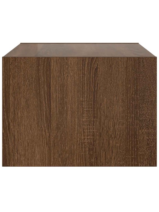 Tv skříňka s led osvětlením hnědý dub 75x35,5x25 cm
