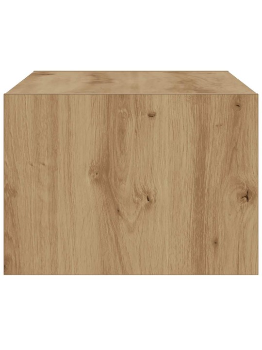 Tv skříňka s led osvětlením dub artisan 75x35,5x25 cm