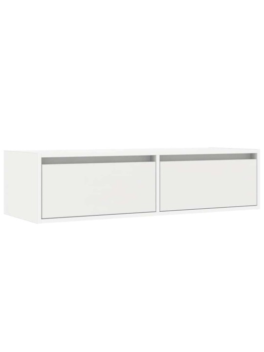 Tv skříňka s led osvětlením bílá 100x35,5x25 cm