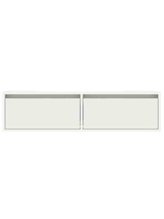 Tv skříňka s led osvětlením bílá 100x35,5x25 cm
