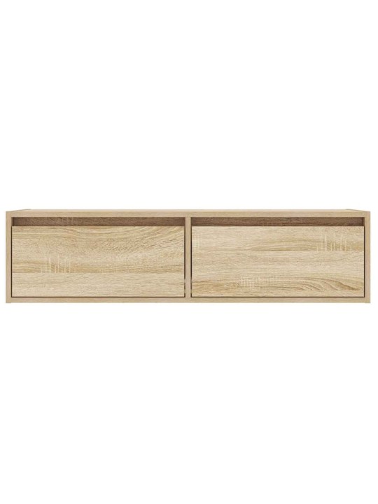 Tv skříňka s led osvětlením dub sonoma 100x35,5x25 cm