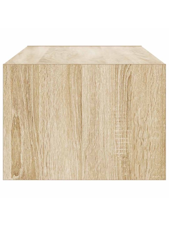 Tv skříňka s led osvětlením dub sonoma 100x35,5x25 cm