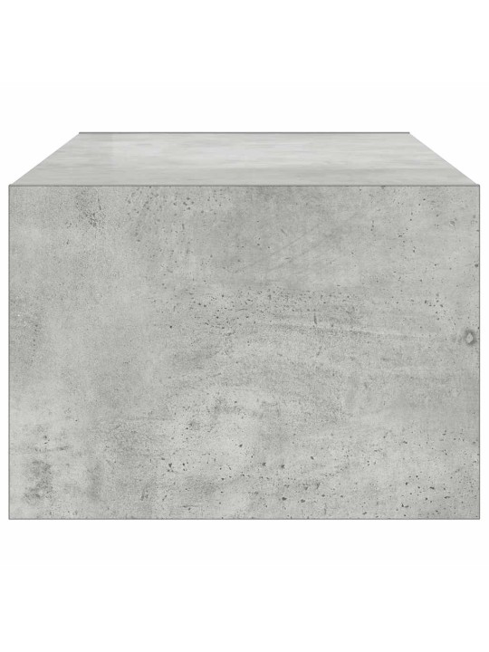 Tv skříňka s led osvětlením betonově šedá 100x35,5x25 cm