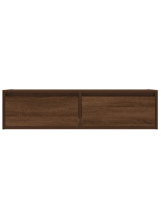 Tv skříňka s led osvětlením hnědý dub 100x35,5x25 cm