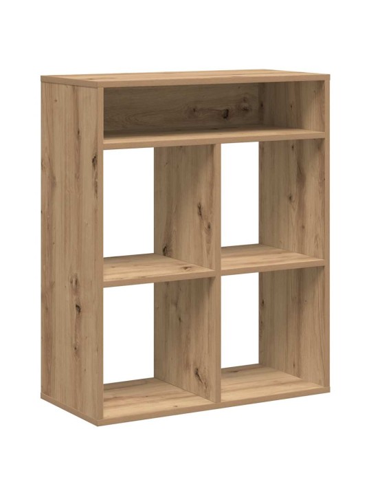 Knihovna dub artisan 66x31x80 cm kompozitní dřevo