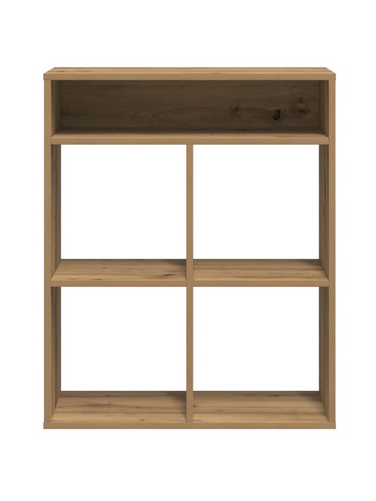 Knihovna dub artisan 66x31x80 cm kompozitní dřevo