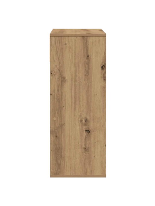 Knihovna dub artisan 66x31x80 cm kompozitní dřevo