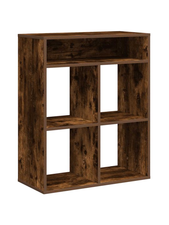 Knihovna kouřový dub 66x31x80 cm kompozitní dřevo