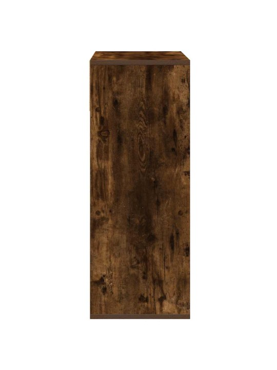 Knihovna kouřový dub 66x31x80 cm kompozitní dřevo