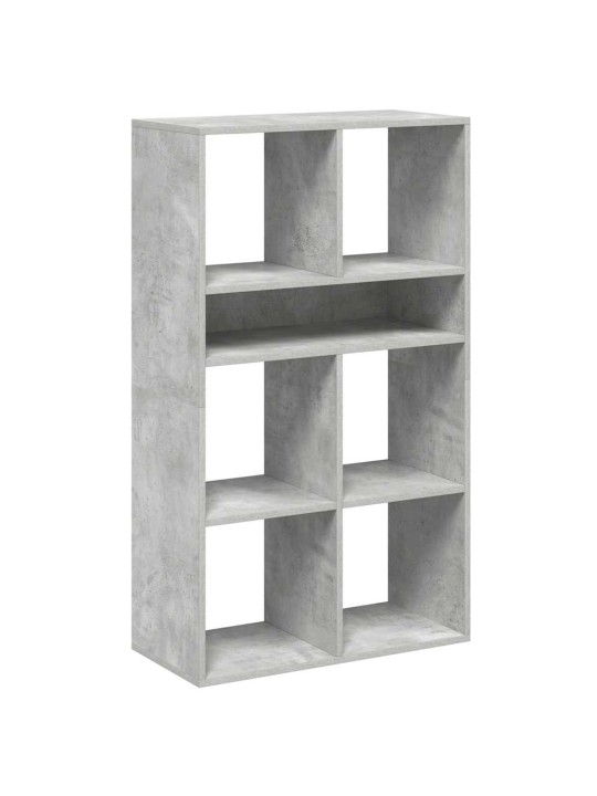 Knihovna betonově šedá 66x31x112 cm kompozitní dřevo