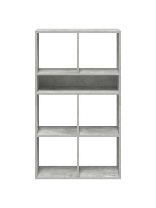 Knihovna betonově šedá 66x31x112 cm kompozitní dřevo