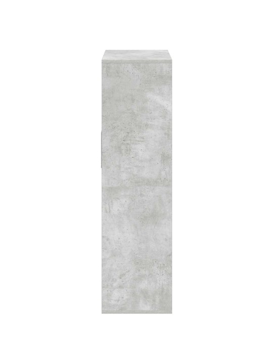 Knihovna betonově šedá 66x31x112 cm kompozitní dřevo