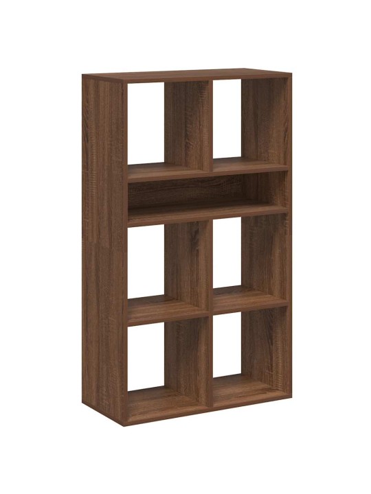 Knihovna hnědý dub 66x31x112 cm kompozitní dřevo