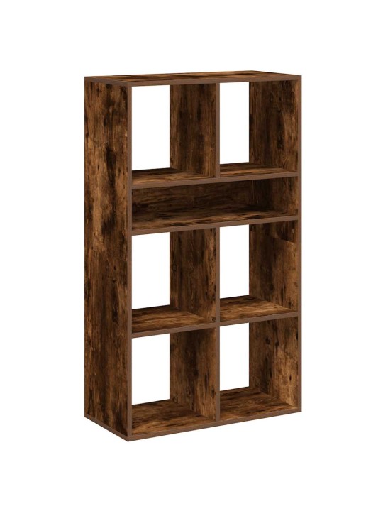 Knihovna kouřový dub 66x31x112 cm kompozitní dřevo
