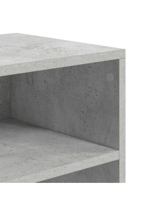 Knihovna betonově šedá 60x30x71,5 cm kompozitní dřevo