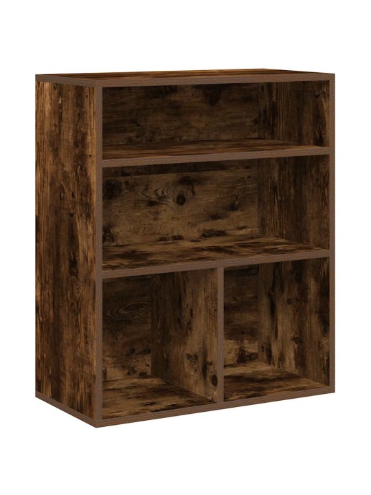 Knihovna kouřový dub 60x30x71,5 cm kompozitní dřevo
