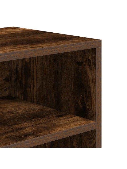 Knihovna kouřový dub 60x30x71,5 cm kompozitní dřevo