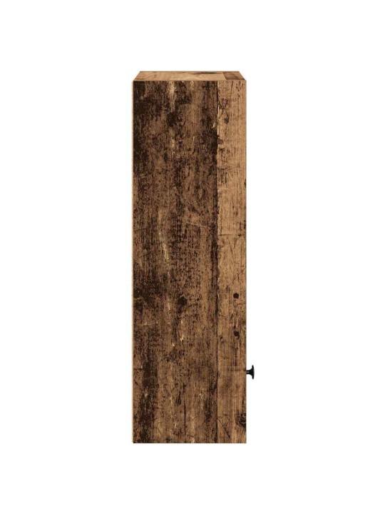 Knihovna old wood 31x24x77 cm kompozitní dřevo