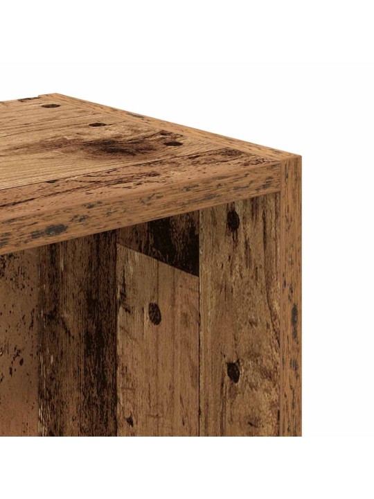 Knihovna old wood 31x24x77 cm kompozitní dřevo