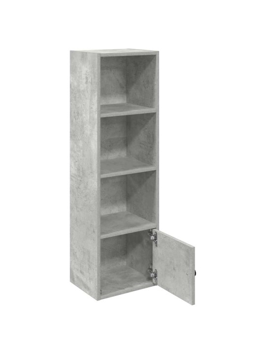 Knihovna betonově šedá 31x24x102 cm kompozitní dřevo