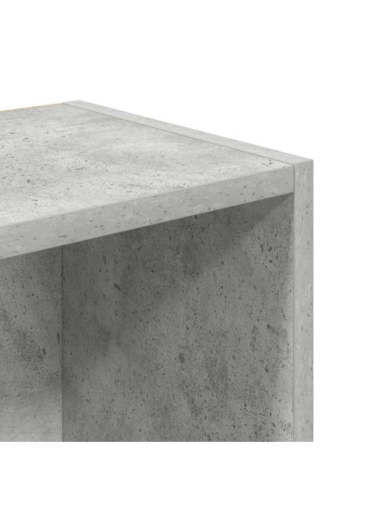Knihovna betonově šedá 31x24x102 cm kompozitní dřevo