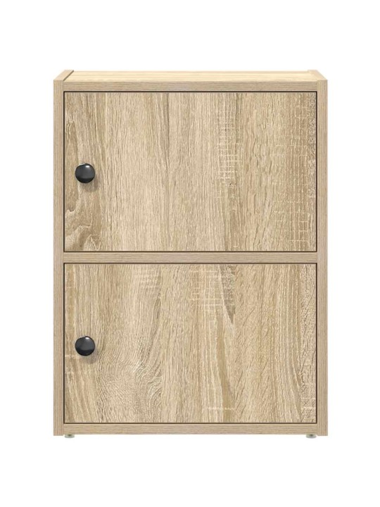 Knihovna dub sonoma 40x24x52 cm kompozitní dřevo