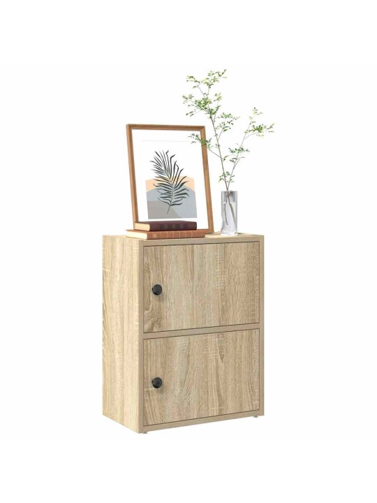 Knihovna dub sonoma 40x24x52 cm kompozitní dřevo