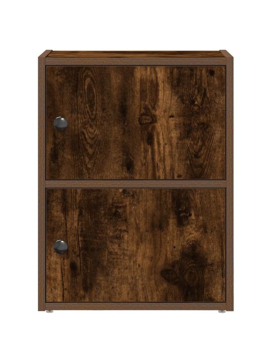 Knihovna kouřový dub 40x24x52 cm kompozitní dřevo