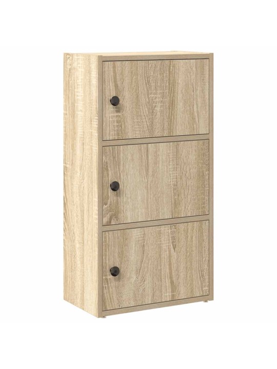 Knihovna dub sonoma 40x24x77 cm kompozitní dřevo