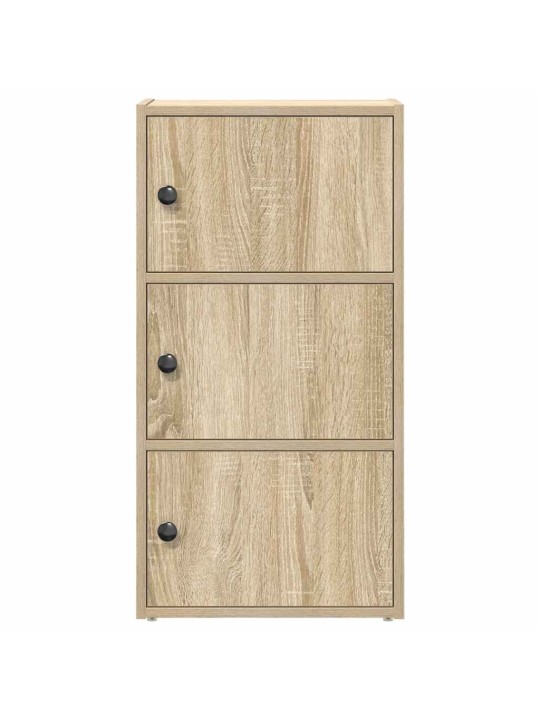Knihovna dub sonoma 40x24x77 cm kompozitní dřevo