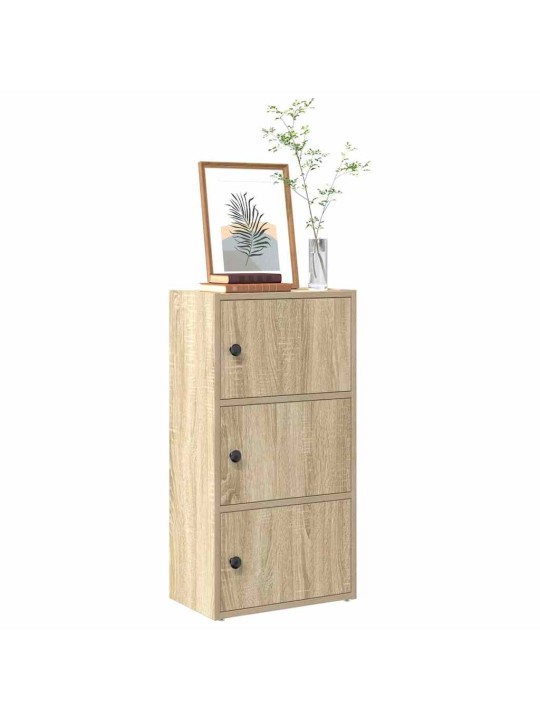 Knihovna dub sonoma 40x24x77 cm kompozitní dřevo